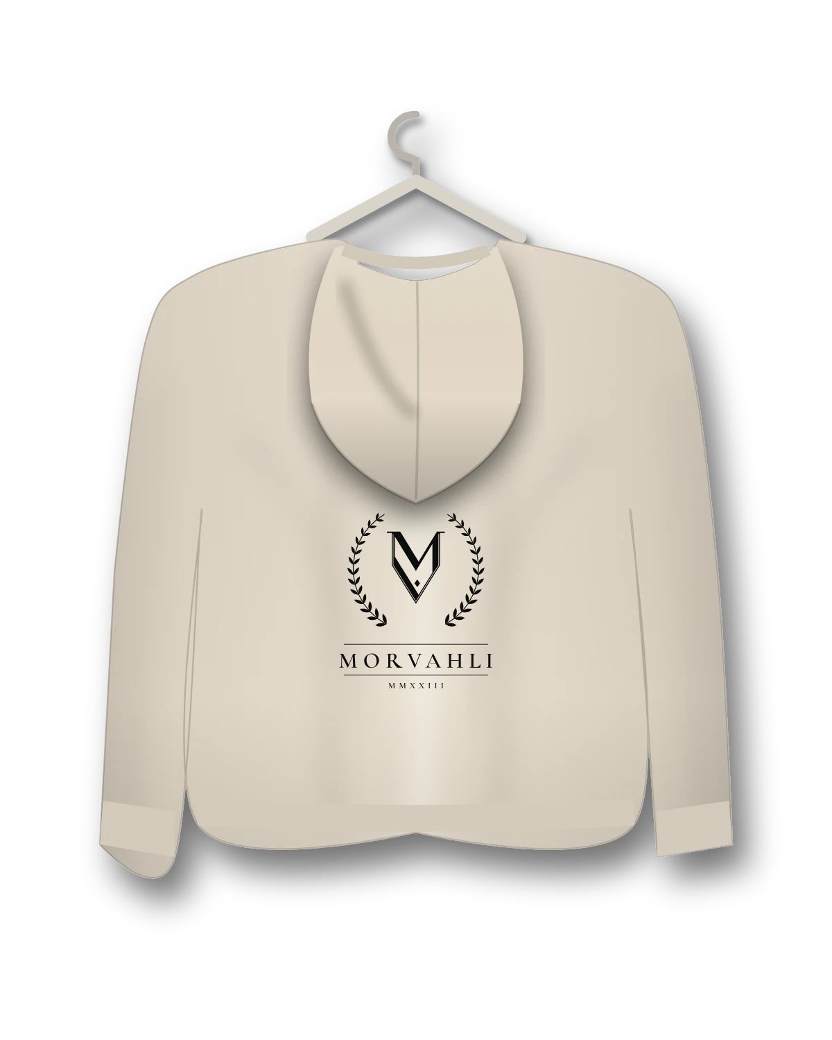 Crest Hoodie — Bone